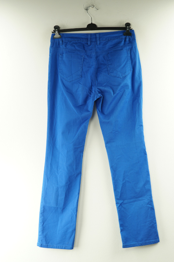 Spodnie niebieskie jeansowe - SILVER FASHION zdjęcie 2