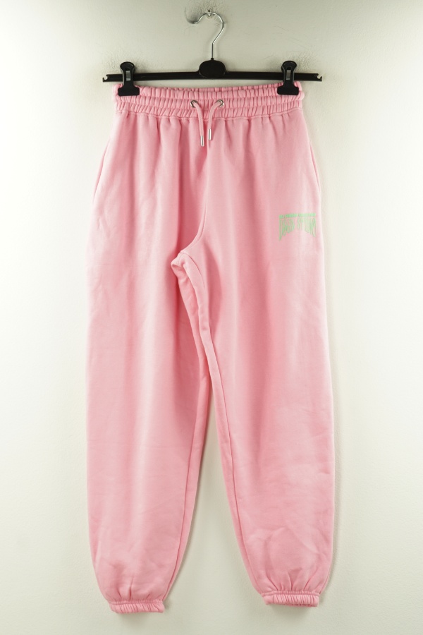 Spodnie dresowe różowe napis - BOOHOO zdjęcie 1