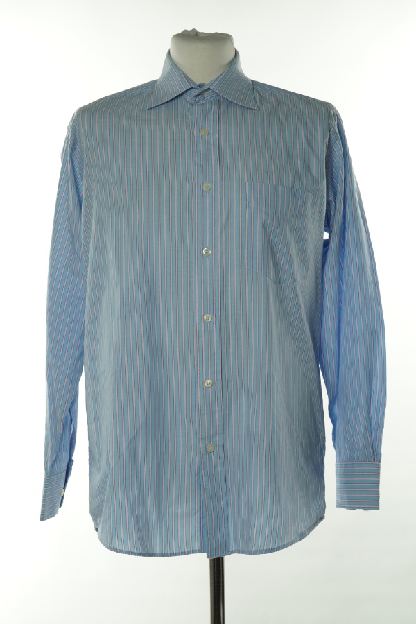 Koszula niebiesko-różowa w paski - CEDAR WOOD STATE zdjęcie 1