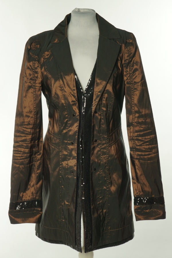 Narzutka bordowa połyskująca - BIBA zdjęcie 1