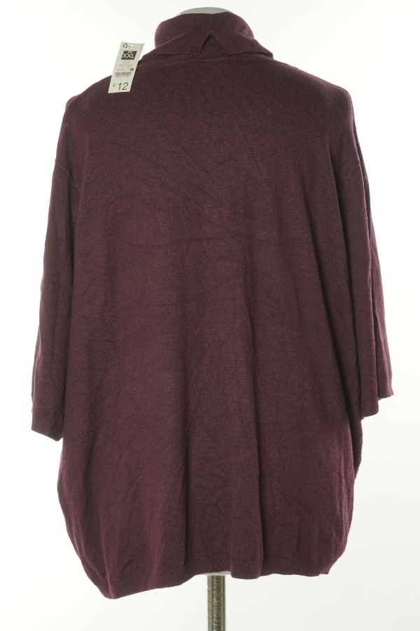 Bluzka sweterkowa śliwkowa - DUNNES zdjęcie 2