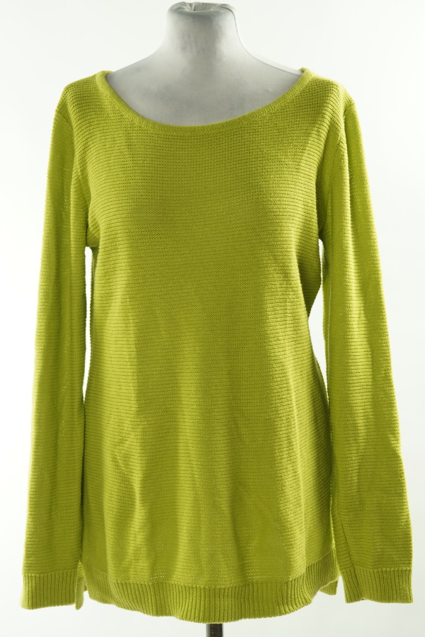 Sweter limonkowy - BONPRIX zdjęcie 1