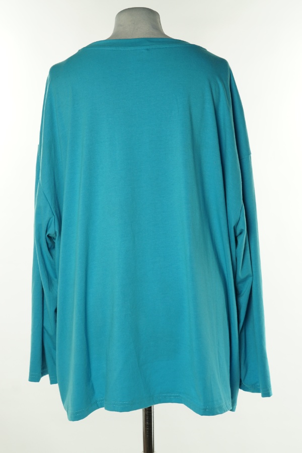 Bluzka niebieska misie z tęczą - SHEIN zdjęcie 2