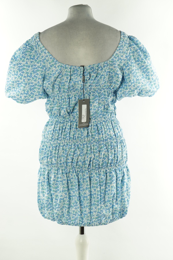 Sukienka niebieska w kwiatki - PRETTYLITTLETHING zdjęcie 2