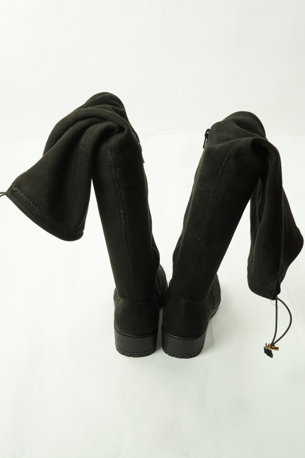 Kozaki czarne zamszowe wysokie - PRIMARK zdjęcie 2