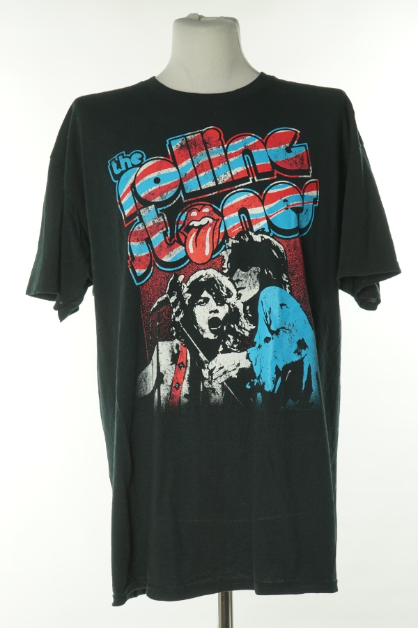 Koszulka czarna nadruk - GILDAN zdjęcie 1