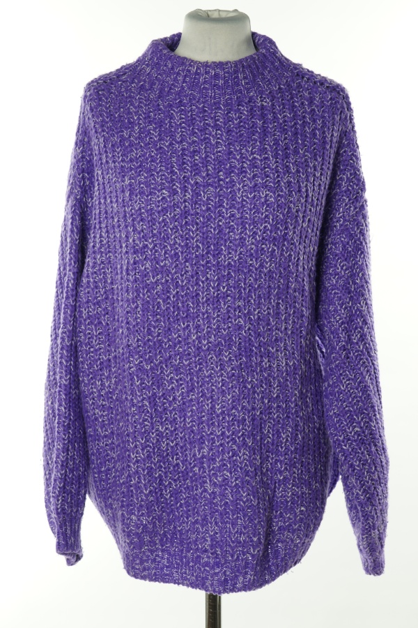 Sweter gruby fioletowy - FB SISTER zdjęcie 1