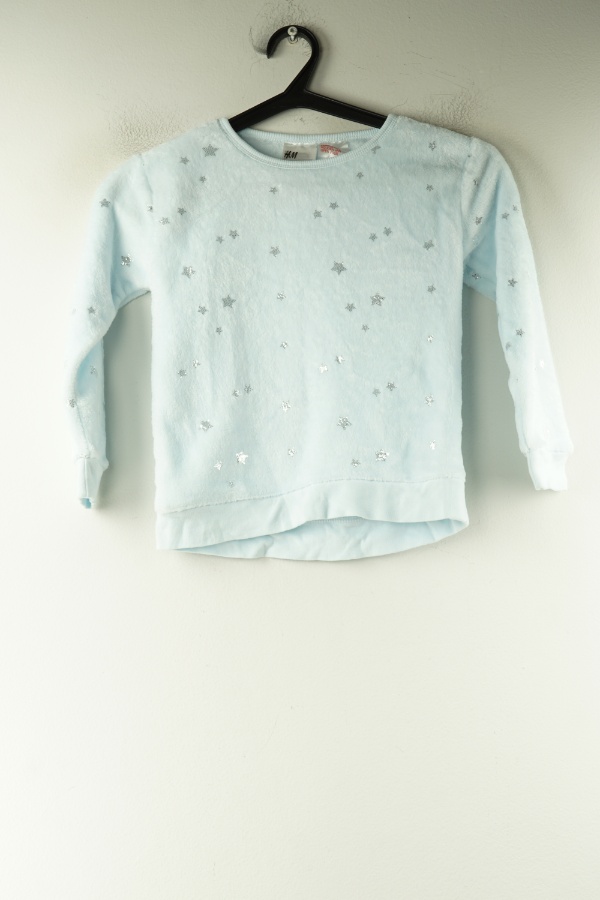 Bluzka piżamowa niebieska w gwiazdki - H&M zdjęcie 1