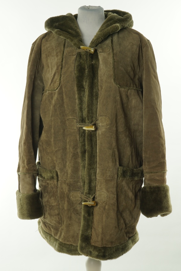 Kurtka oliwkowa skórzana - JULIA S. ROMA zdjęcie 1