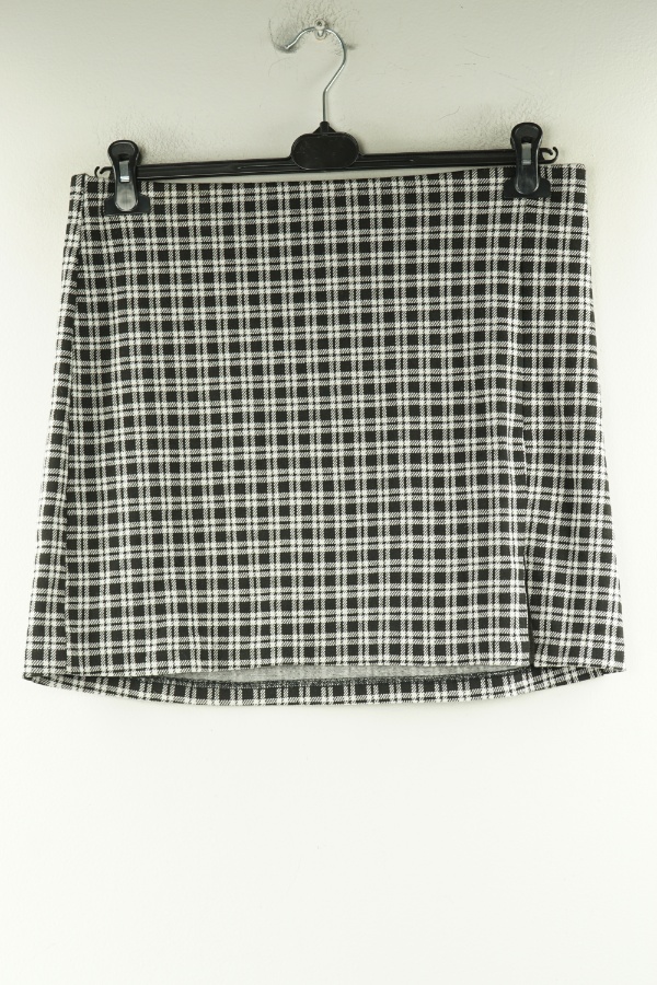 Spódnica czarno-biała w kratkę - H&M zdjęcie 1