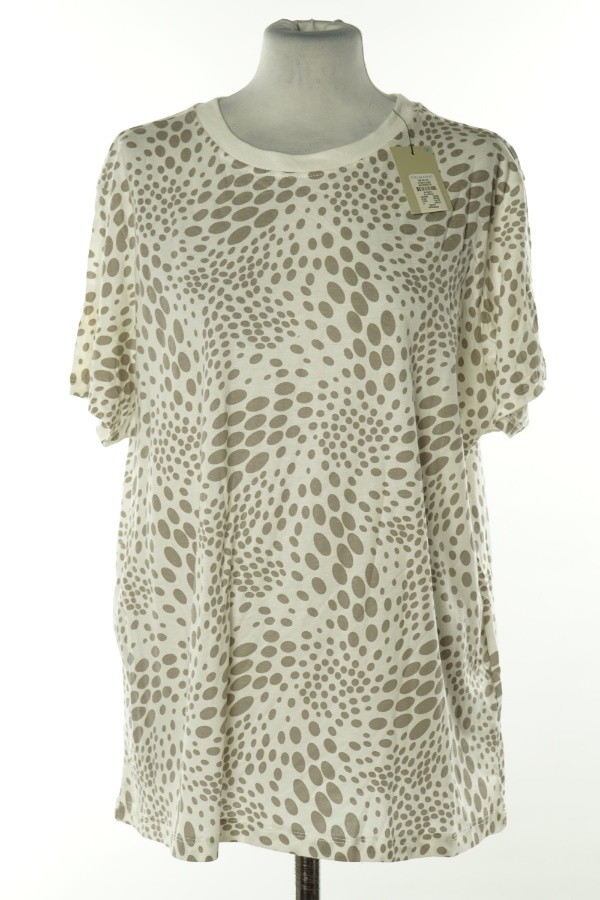 Koszulka biała w szare ciapki - PRIMARK zdjęcie 1