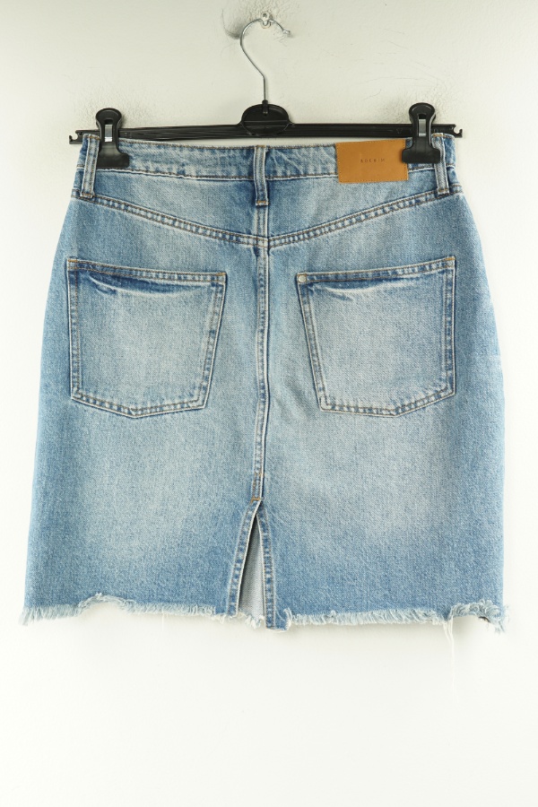 Spódnica niebieska jeansowa - DENIM zdjęcie 2