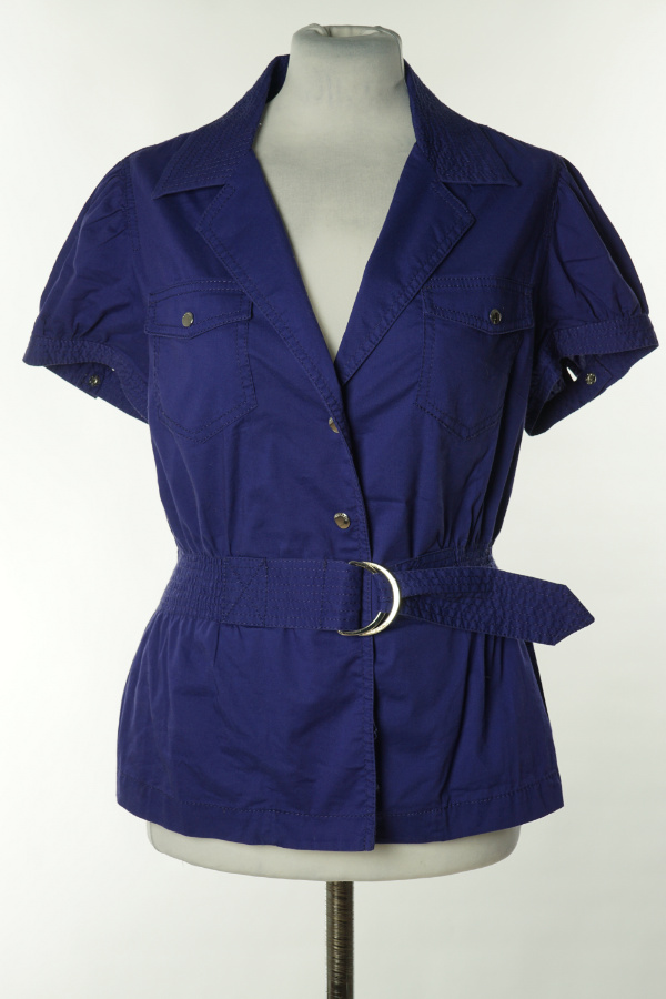 Koszula fioletowa z klamrą - EXPRESS DESIGN STUDIO zdjęcie 1