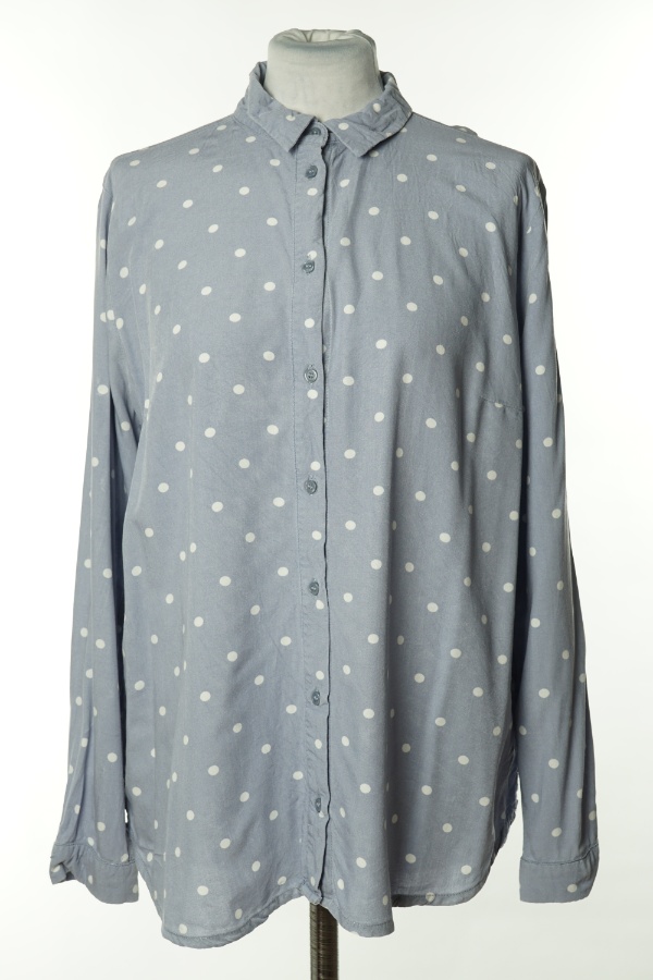 Koszula niebieska w białe groszki - H&M zdjęcie 1