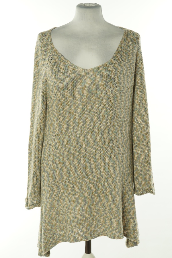 Sweter beżowo-fioletowy - LTD zdjęcie 1