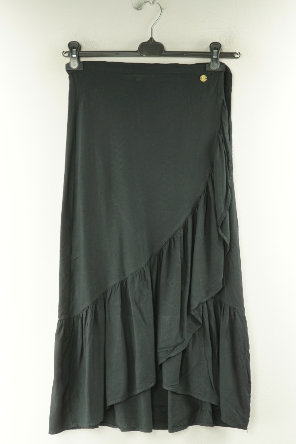 Spódnica czarna z falbanką - PERNILLA WAHLGREN zdjęcie 1