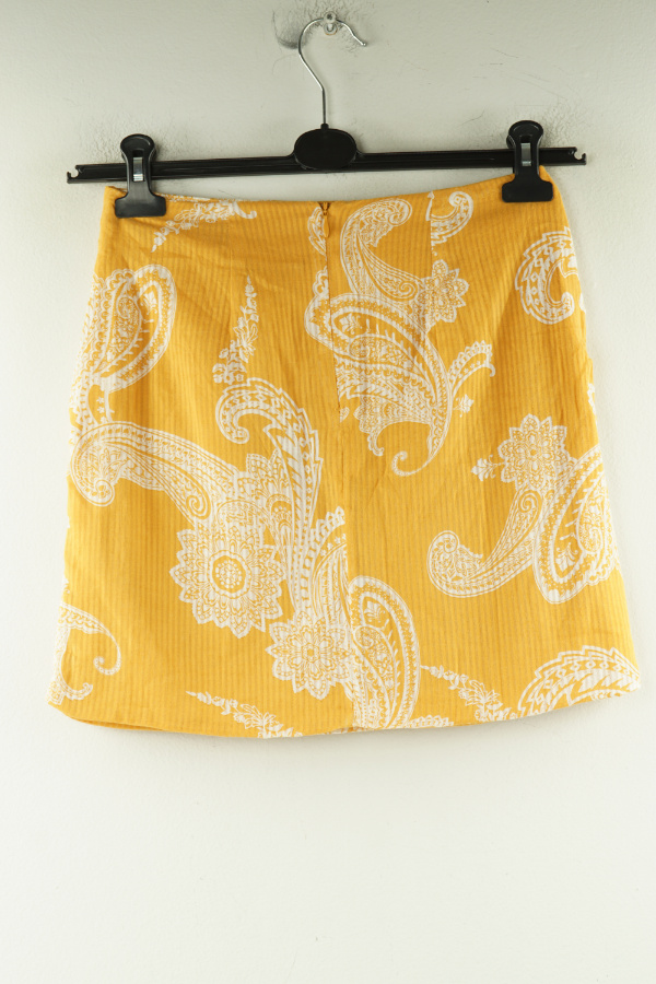 Spódnica pomarańczowa w białe wzory - PRIMARK zdjęcie 2