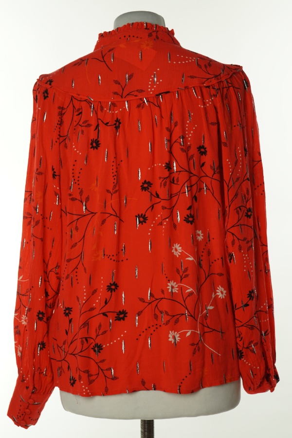 Bluzka czerwona w kwiaty i kropki - MONSOON zdjęcie 2