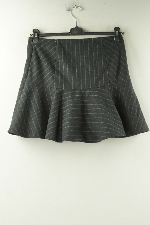 Spódnica ciemnoszara w białe paski - LINDEX zdjęcie 2