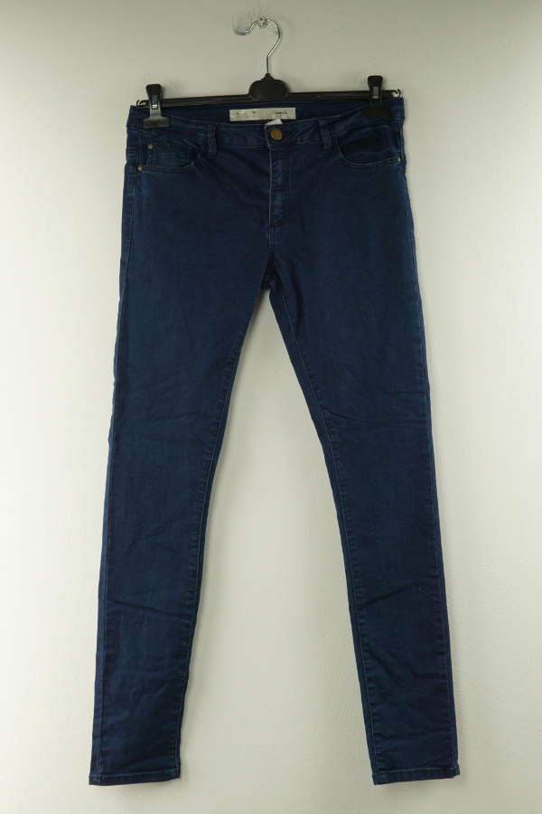 Spodnie granatowe jeansowe - DENIM CO zdjęcie 1