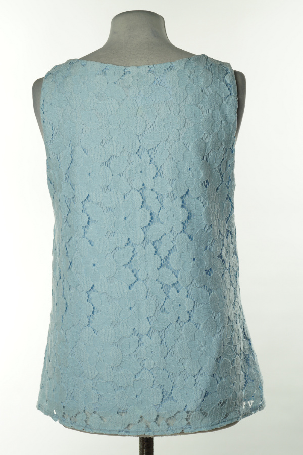 Bluzka niebieska koronkowa - F&F zdjęcie 2