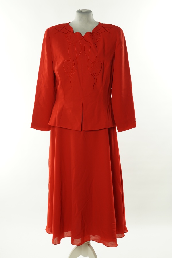 Sukienka czerwona - CONDICI zdjęcie 1