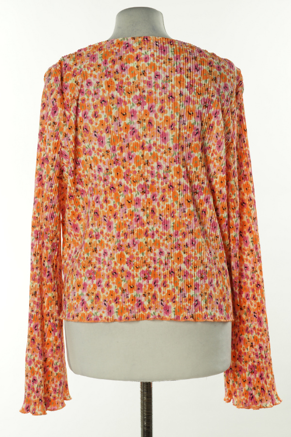 Bluzka wielokolorowa kwiecista - BRAK METKI Z NAZWĄ PRODUCENTA zdjęcie 2