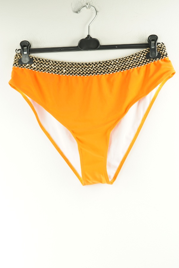 Dół od bikini pomarańczowy z cekinami - SHEIN zdjęcie 1