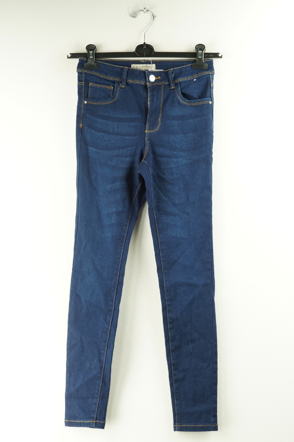 Spodnie granatowe jeansowe - DENIM CO zdjęcie 1