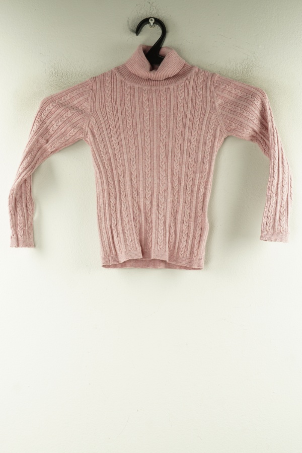 Sweter różowy golf - NEXT zdjęcie 1