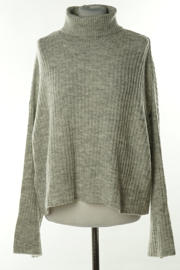 Sweter szary golf, H&M - H&M zdjęcie 1