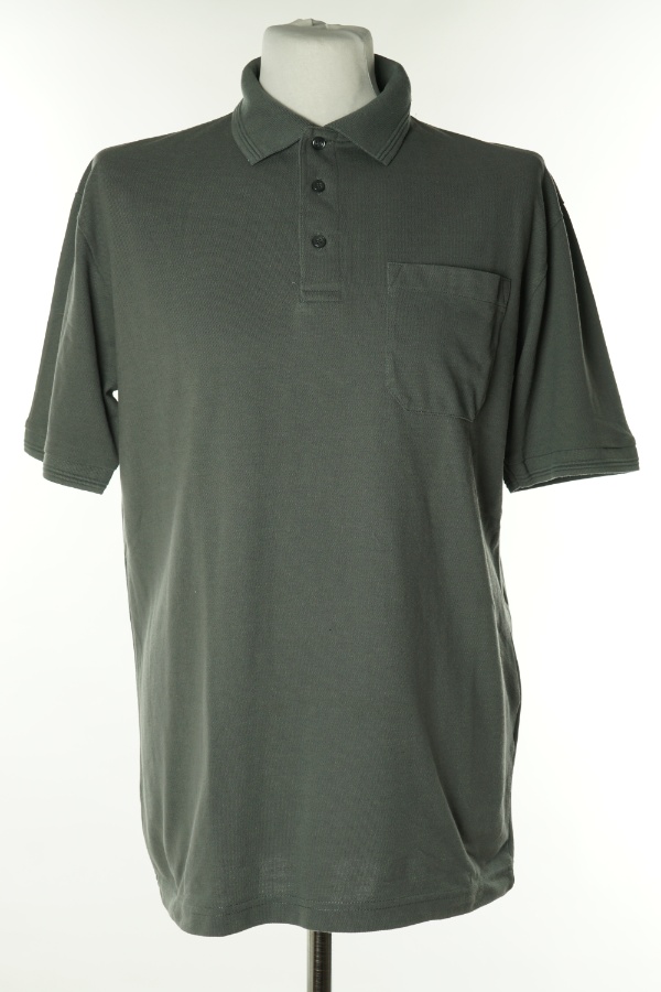 Koszulka polo szara - BRAK METKI Z NAZWĄ PRODUCENTA zdjęcie 1