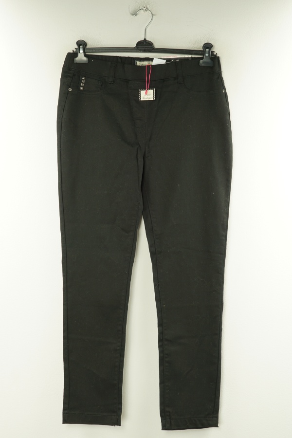 Spodnie czarne na gumkę - PACO BOUTIQUE zdjęcie 1