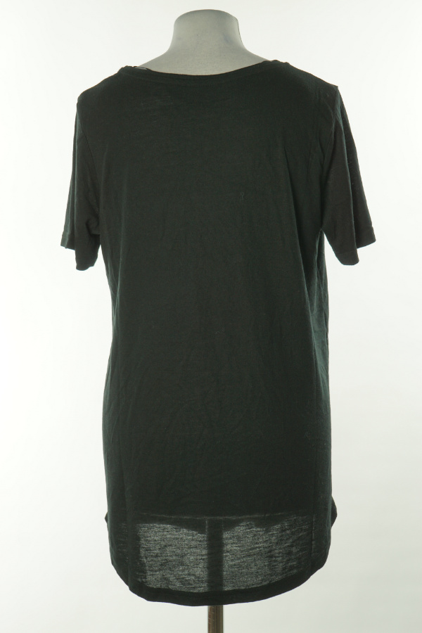 Koszulka czarna - BRAK METKI Z NAZWĄ PRODUCENTA zdjęcie 2