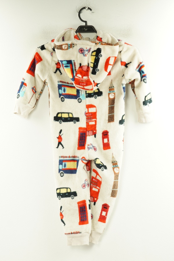 Pajac beżowy auta - M&S zdjęcie 2