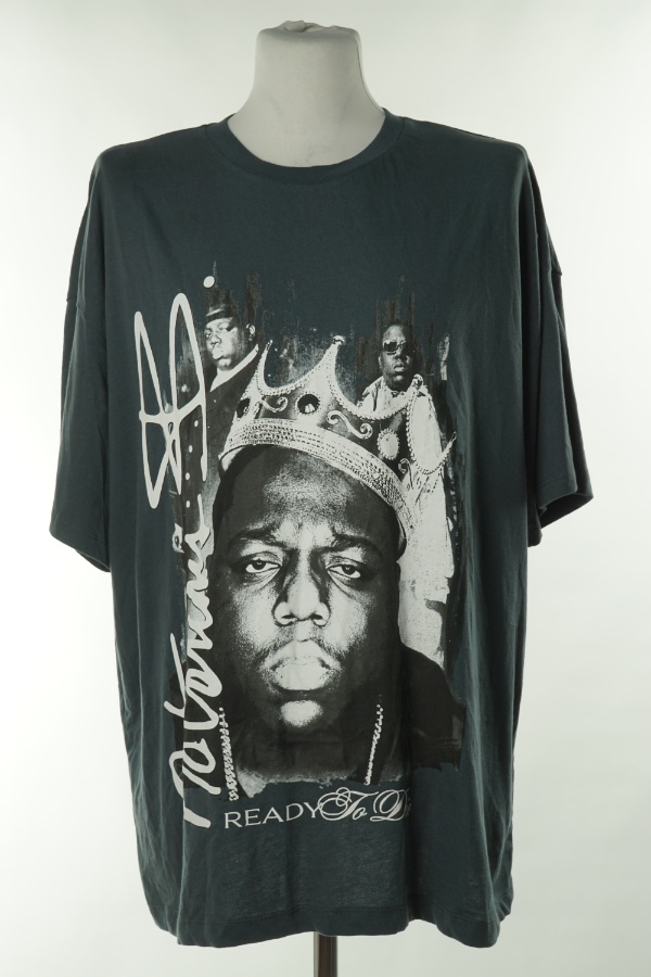 Koszulka grafitowa z nadrukiem - PRIMARK zdjęcie 1