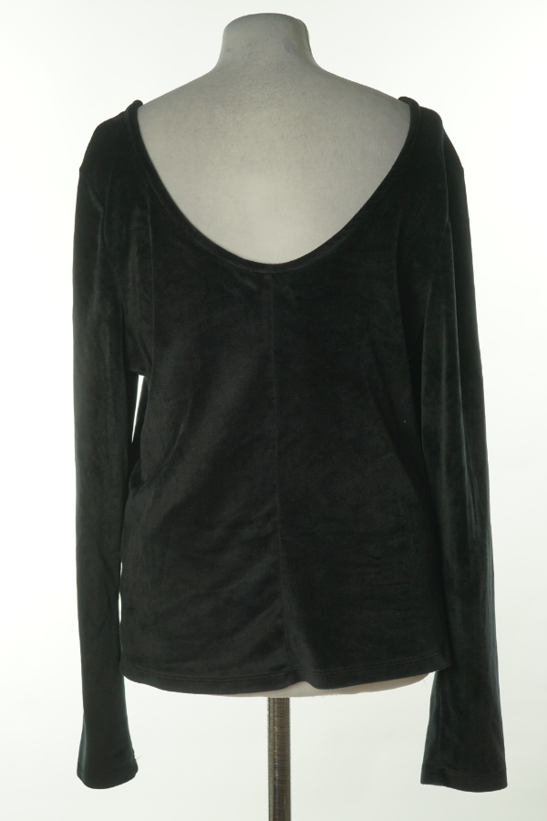 Bluzka czarna welurowa - SOUL RIVER zdjęcie 2
