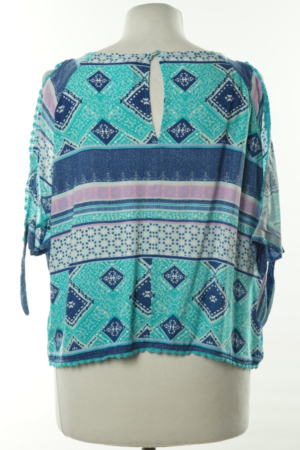 Bluzka w odcieniach niebieskiego - H&M zdjęcie 2