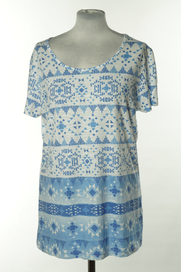 Koszulka biało-niebieska - DUNNES zdjęcie 1