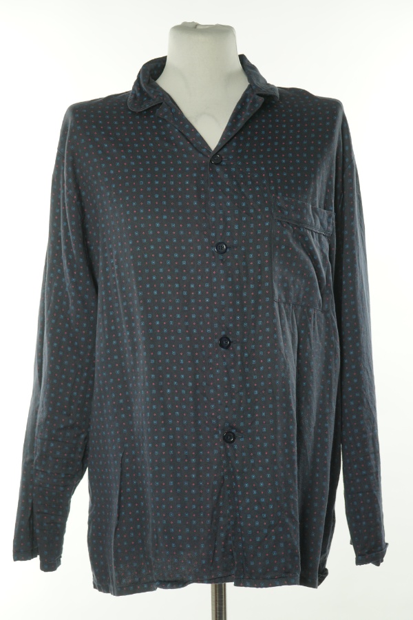 Bluzka piżamowa granatowa we wzory - M&S zdjęcie 1