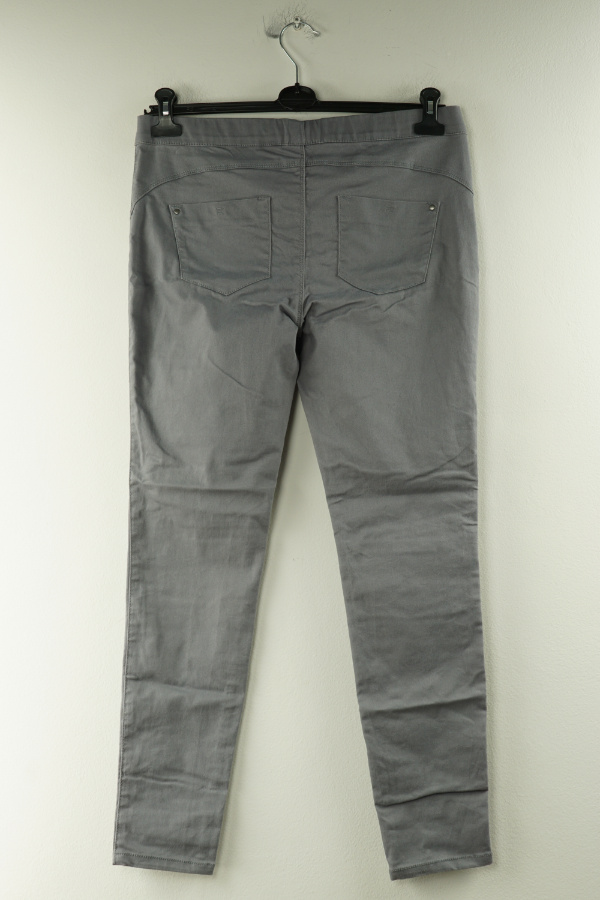 Spodnie materiałowe szare na gumkę - DENIM CO zdjęcie 2