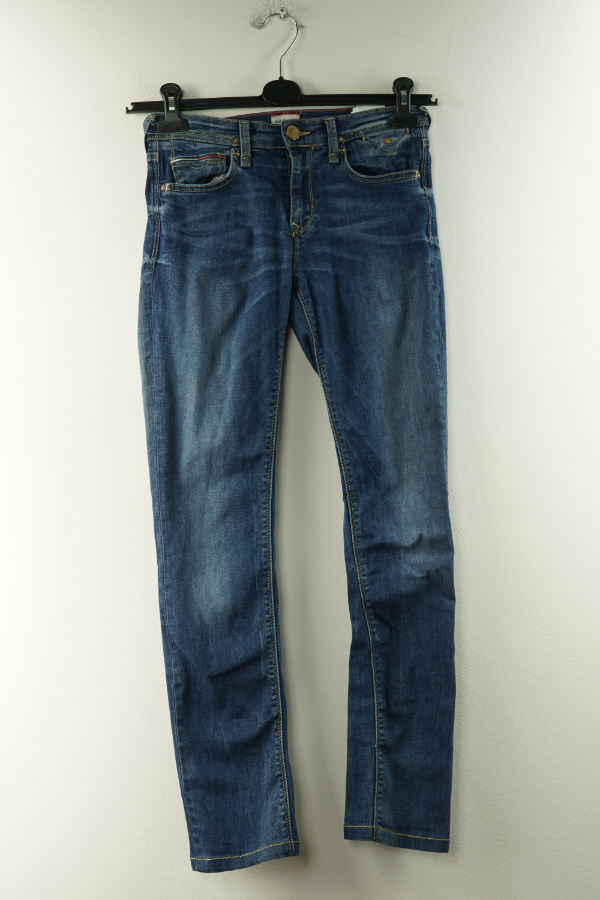 Spodnie niebieskie jeansowe Tommy Hilfiger - TOMMY HILFIGER zdjęcie 1