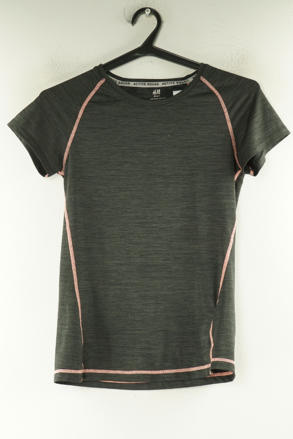 Koszulka szara sportowa, H&M - H&M zdjęcie 1