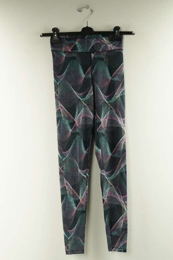 Legginsy kolorowe wzorki F&F - F&F zdjęcie 1