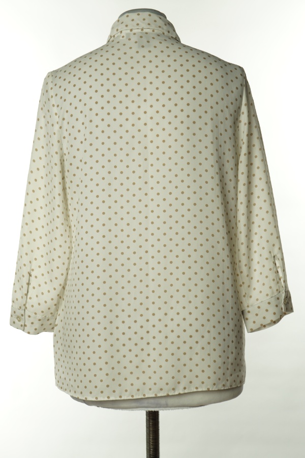 Koszula biała w beżowe kropki - PRIMARK zdjęcie 2