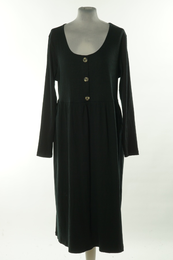 Sukienka czarna prążkowana - PIXIE GILR zdjęcie 1