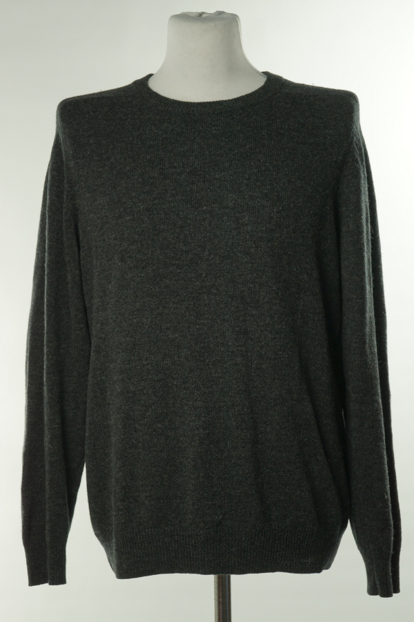 Sweter czarny melanż, 100% wełna, M&S - M&S zdjęcie 1