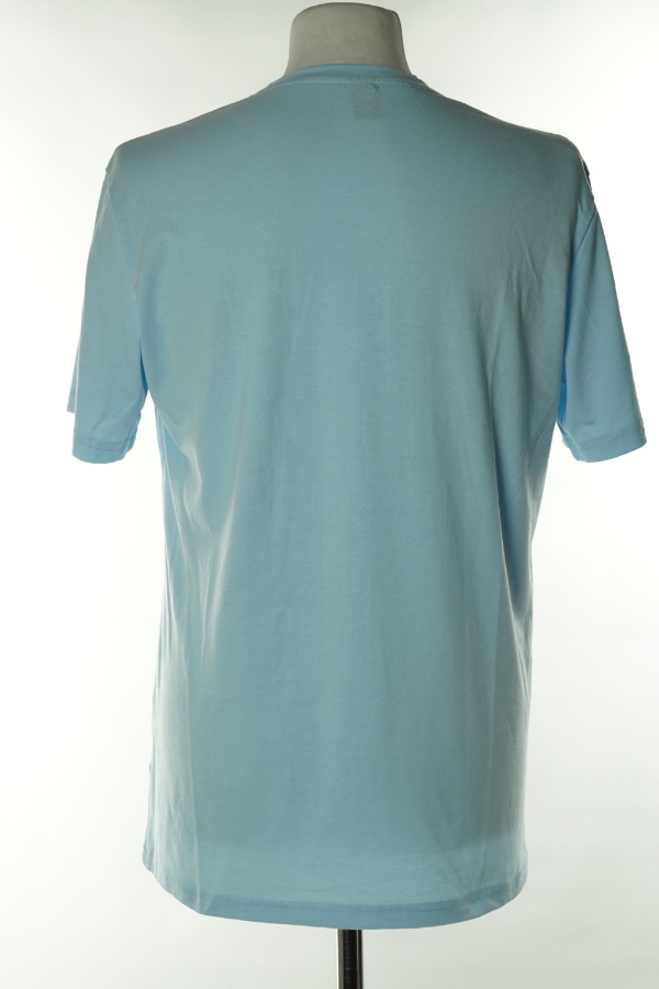 Koszulka błękitna napis - SHEIN zdjęcie 2