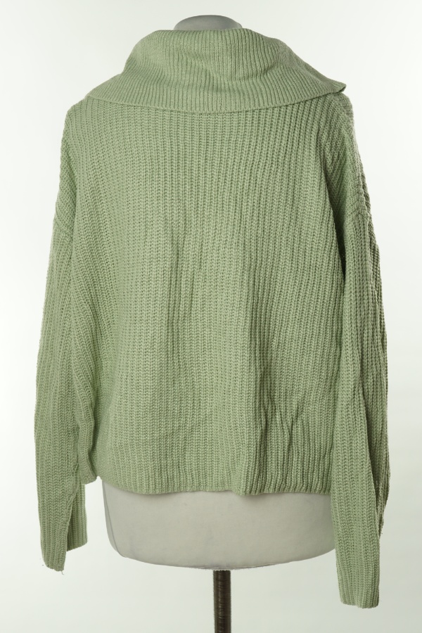 Sweter seledynowy - SHEIN zdjęcie 2