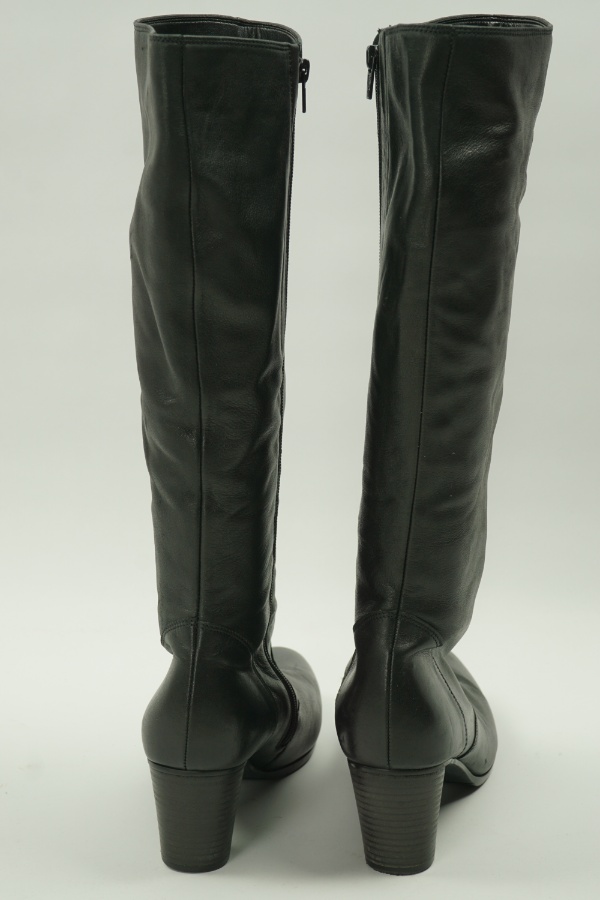 Kozaki czarne na obcasie - GABOR zdjęcie 2